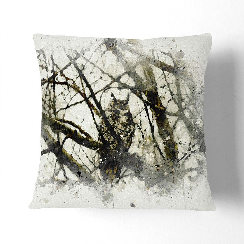 Square Throw Cushion, 55cm H x 55cm W x 20cm D, Stone