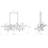 Nebula 11 - Light Dimmable LED Kitchen Island Linear Chandelier-49990621