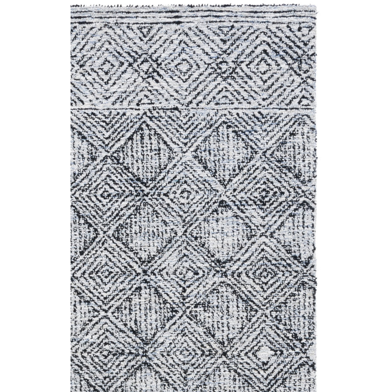 Tapis géométrique en laine touffeté à la main Jaymar, Rectangle 4 pi x 6 pi