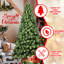 Arbre de Noël artificiel de 5 pi avec 200 lumières Ul blanc chaud, 551 pointes de branches épaisses, dépliage automatique rapide-942545234