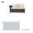 Moda 70 In. X 39 In. X 27 In. Rectangular Wicker Outdoor Gas Fire Pits Dining Set1-1856082371