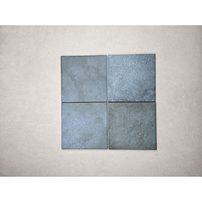 Carrelage mat brut en denim 6 x 6