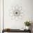 Yousaf Metal Floral Wall Decor with Layered Petals and Openwork Frame-933632518-933632516