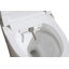 Toilette ronde intelligente en blanc brillant