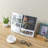 2 Piece Clear Acrylic Cookbook Holder Stand