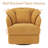 Meryl 32'' Wide Upholstered Swivel Barrel Chair-1729455999