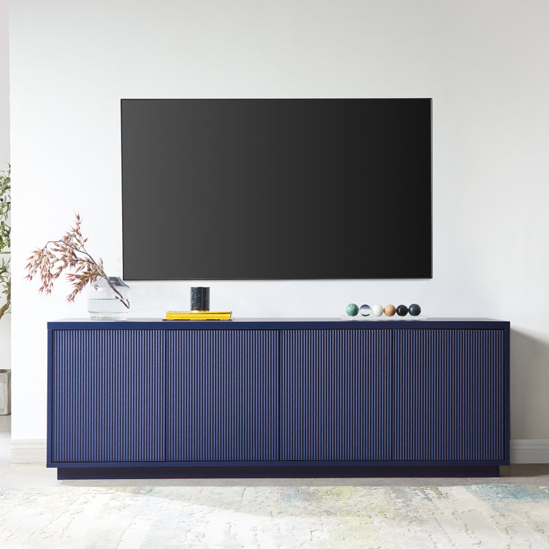 Meuble télé Hanson, Bleu très foncé