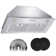 Velivi 30" 800 Cubic Feet Per Minute Convertible Insert Range Hood with Light Included