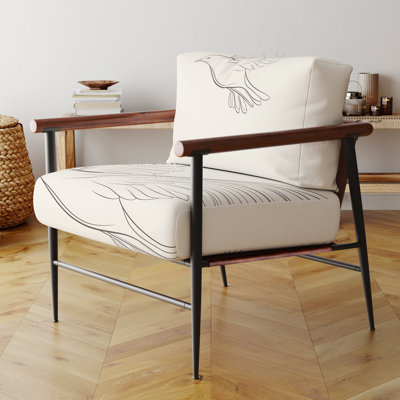 Chaise d'appoint Dove - Fauteuil minimaliste Dove in Flight