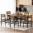 Mcgowan Kitchen Chairs Dining Chairs Dining Room Chairs with Backrests and Metal Frame Living Room, Dining Room Easy Assembly