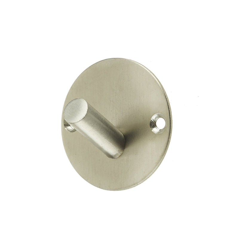 SSS Wall Mounted Robe Hook, Satin Stainless Steel