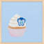 Pansy Cupcake Print by Katy Montica-129019635-129019638