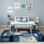 Tapis bleu marine Alayha-283524833