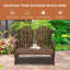Banc de jardin en bois Andriah