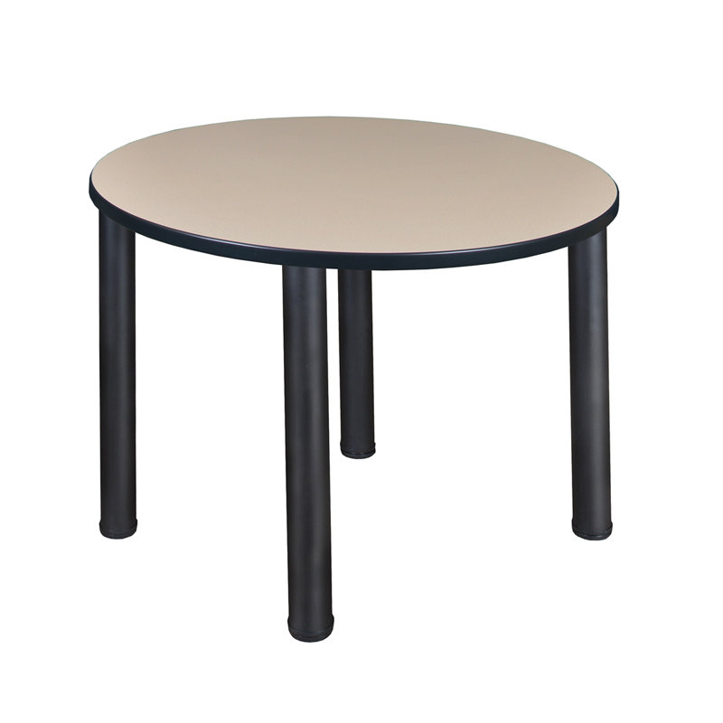 Plateau de table Kee, gris, H 29 po x L 36 po x l 36 po, Noir