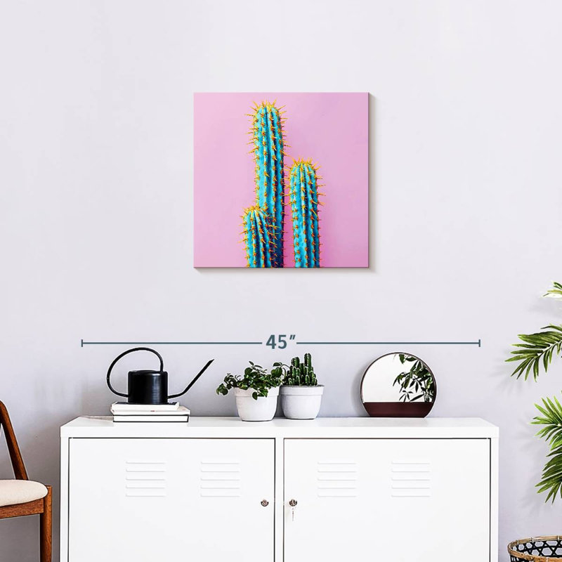 Harnek Neon Cactus, 20'' H x 20'' W