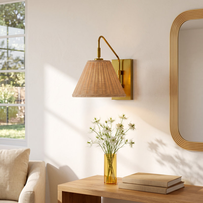 Maebel 1-Light Empire Armed Sconce