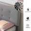 Yvoire Upholstered Platform Bed-69276526-69276527