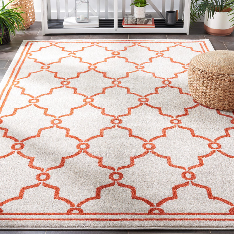 Amherst Performance Geometric Rug, Rectangle 5'3" x 8'