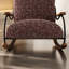 Chaise berçante en bois massif Vintage Artsy