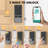 Smart Lock Touchscreen Single Cylinder Deadbolt with Smartkey Security-106633074