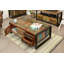 Arras Solid Wood Sled Coffee Table with Storage