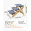 Wood Pet Stairs, 3-Step Dog Stairs for Beds, Sofa & Cars, 68 kg Load Capacity, Floded Flat Design, Stable & Sturdy Cat & Dog Step Ladder for Small Medium Large Older Pet Puppy Essentials