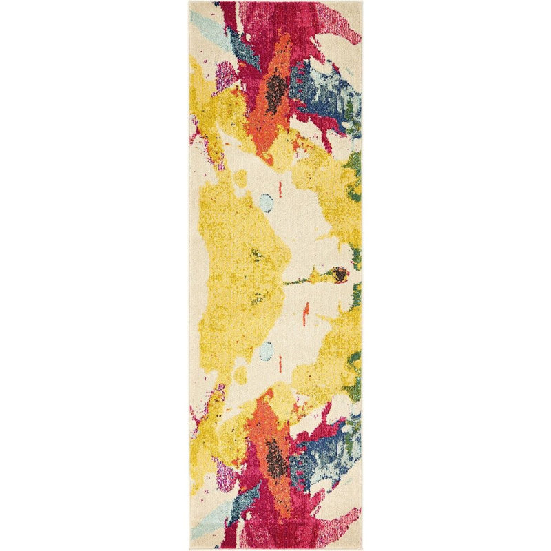 Lizotte Abstract Indoor Rug, Runner 2'2" x 6'7"