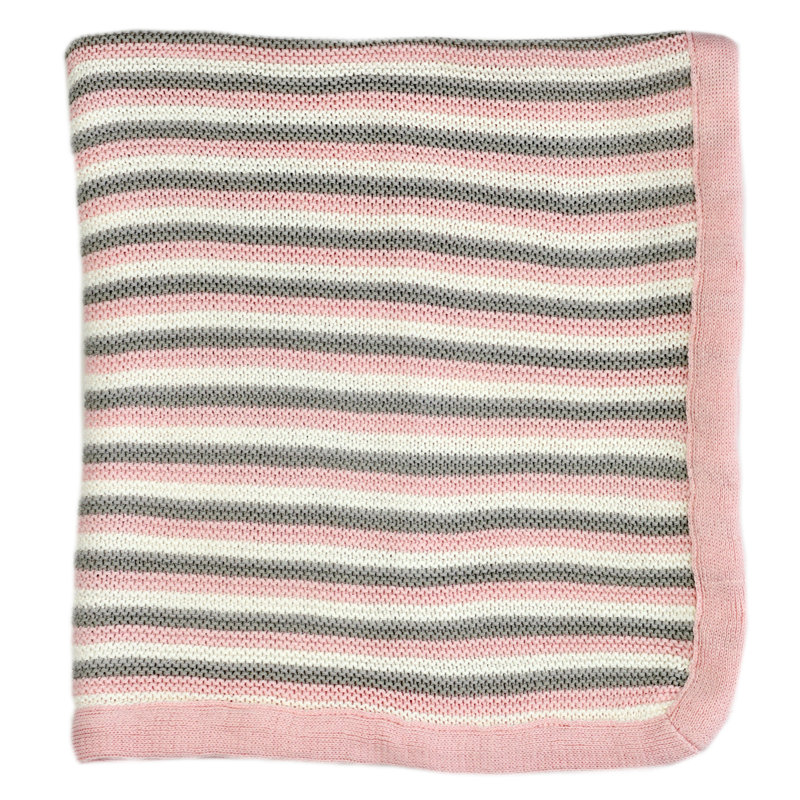 Couverture pour bébé 100% coton Dillinger, Rose