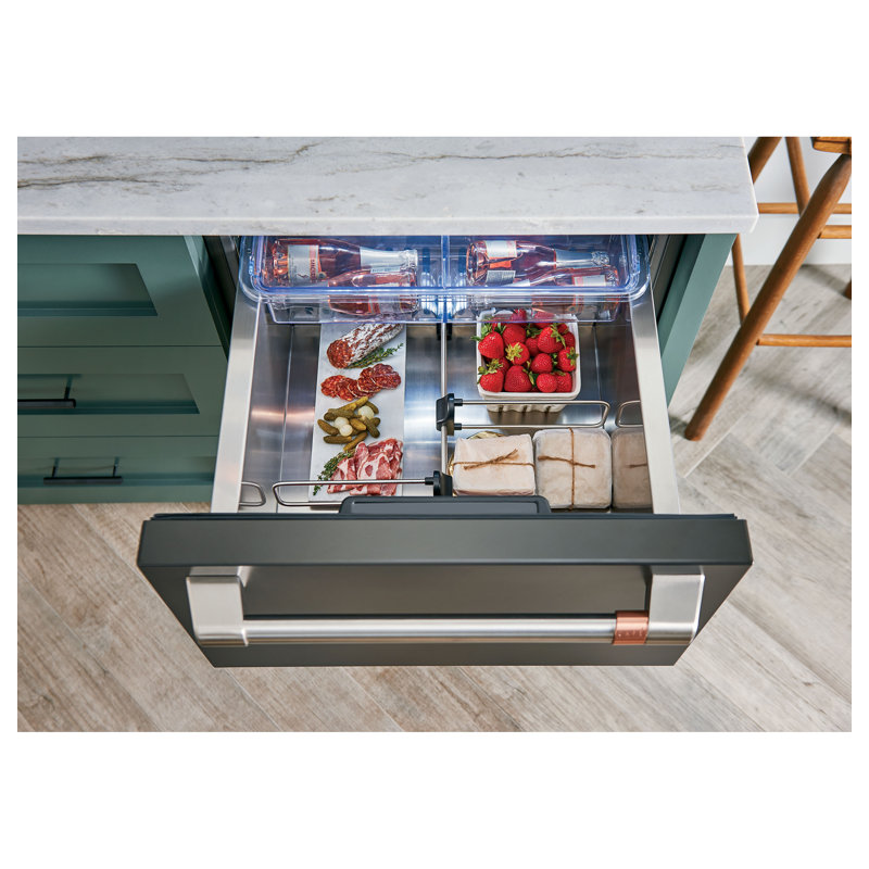 5.7 cu. ft. Undercounter Mini Fridge, Matte Black