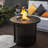 Propane Round Fire Table 40000BTU Propane Fire Pit Table