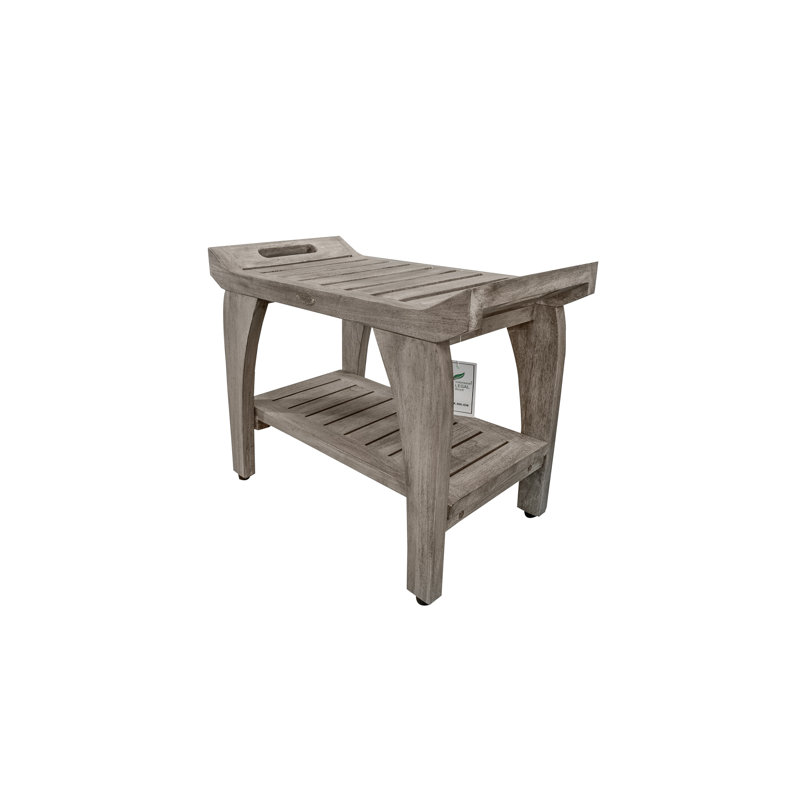 24'' W Teak Shower Bench