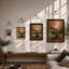 Lotus In Still Water Botanical - Print-1545902200-1545902206