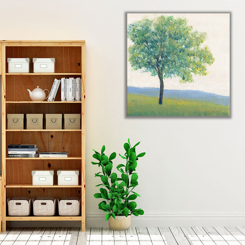 «Solitaire arbre I», reproduction d'art sur toile, H 16 po x l 16 po