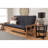 Monterey Queen Futon Frame with Mattress - Futon Frame Set with Mattress, Foldable Futon Frame with Sturdy Wood Build, Living Room Futon Frame with Mattress, Versatile Design-1431417535