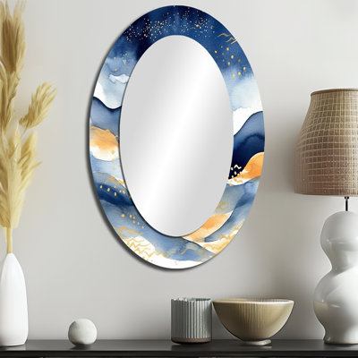 Linch - Miroir abstrait en métal