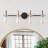 Black & Brass Vanity Light with Glass Shade, Dimmable, E26 Base – UL Certified-647189719-647189717