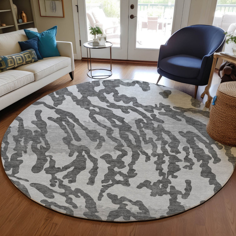  Malek Indoor/Outdoor Area Rug with Non-Slip Backing