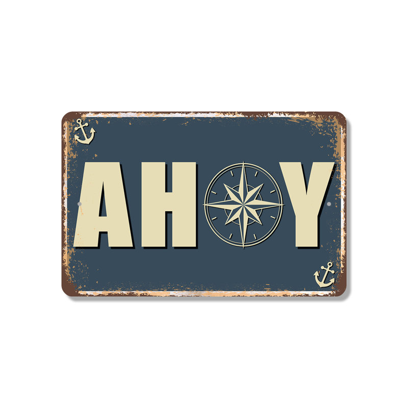 Ahoy (paquet de 2) en plastique 8 po x 12 po