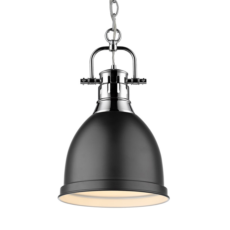 Alethia 1 - Light Pendant, Chrome, Matte Black