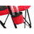 Heavy Duty Red Outdoor Chair With Cup Holder, 250Lbs Capacity, Frame For Camping, Garden, Patio Use Portable Support, Breathable Fabric Garden-1491842746