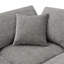 Canapé-lit modulaire en nuage 130 po x 65 po, ensemble de canapé modulaire en chenille 6 places avec repose-pieds, combinaison libre, canapé-lit convertible en U pour salon, appartement
