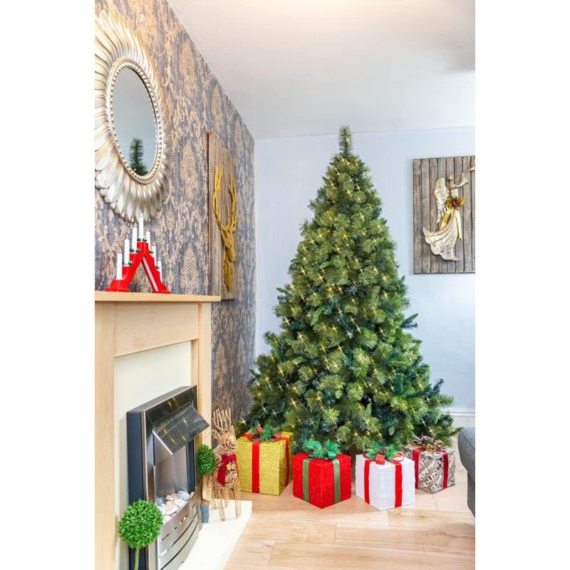 Lighted Artificial Christmas Tree, 4 ft.