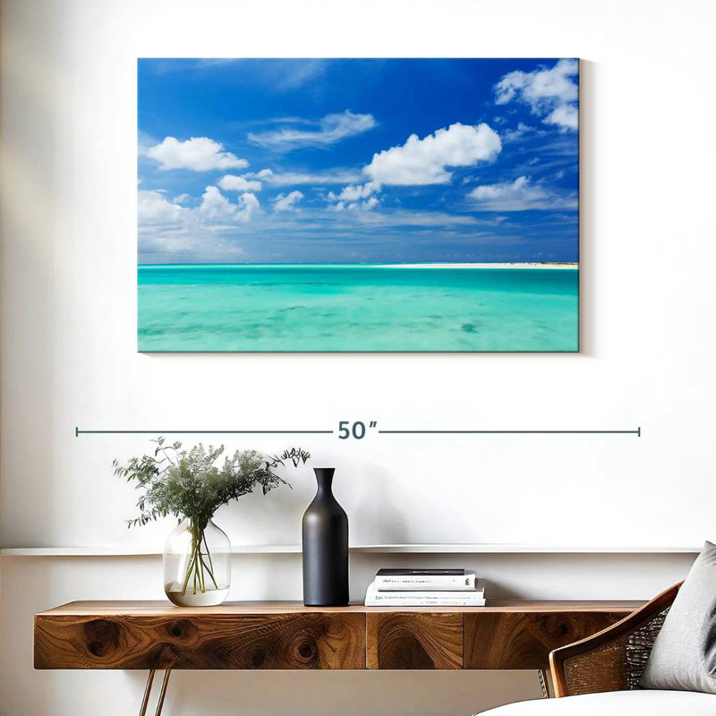Paysage marin bleu