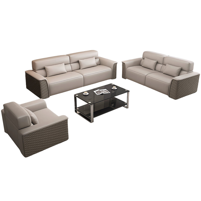 European style simple sofa tea table combination