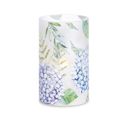Bougie en verre givré 5 po x 8 po Illumaflame