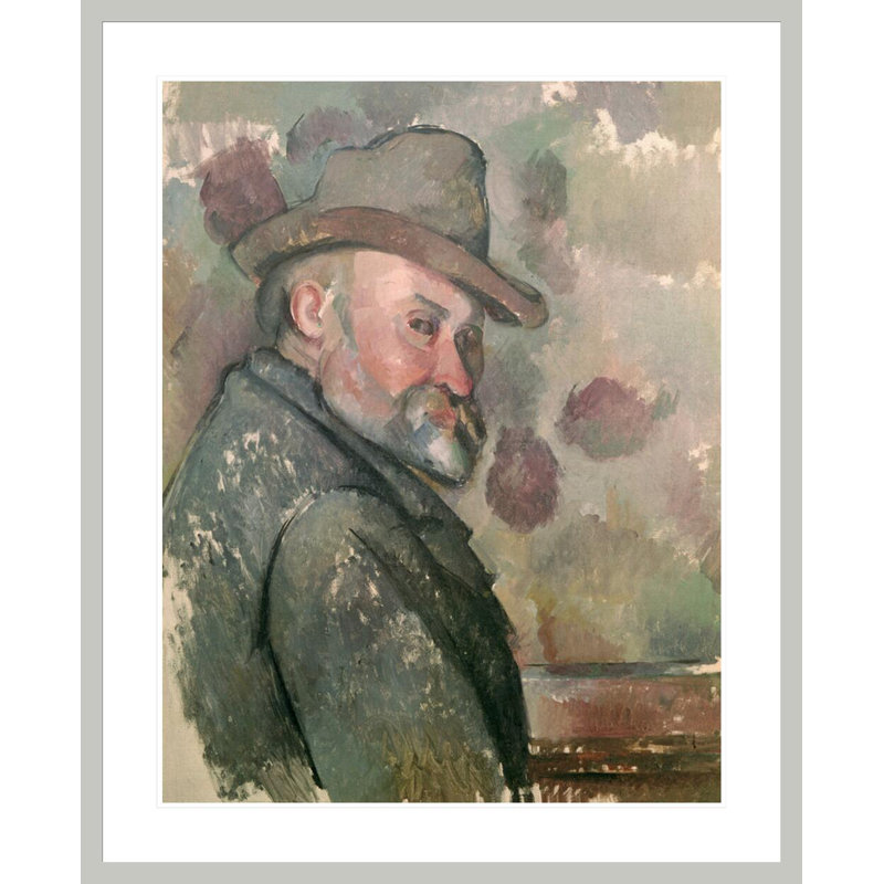Self Portrait by Paul Cézanne -Framed Giclee Print, 41.02" H x 33.5" W