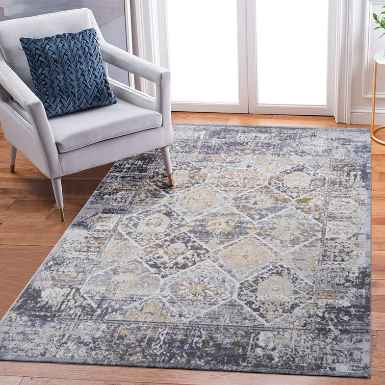 Naar Payas Area Rugs, Multi/Traditional Accent Power Loom Machine -Crafted Rug
