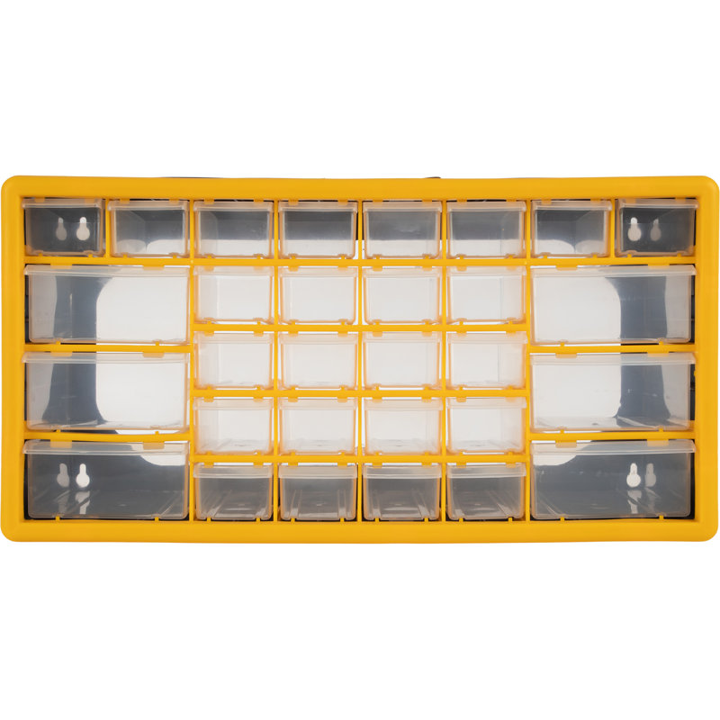 Stalwart 30-Drawer Small Part Organizer - Desktop or Wall Storage Drawers for Organizing Hardware