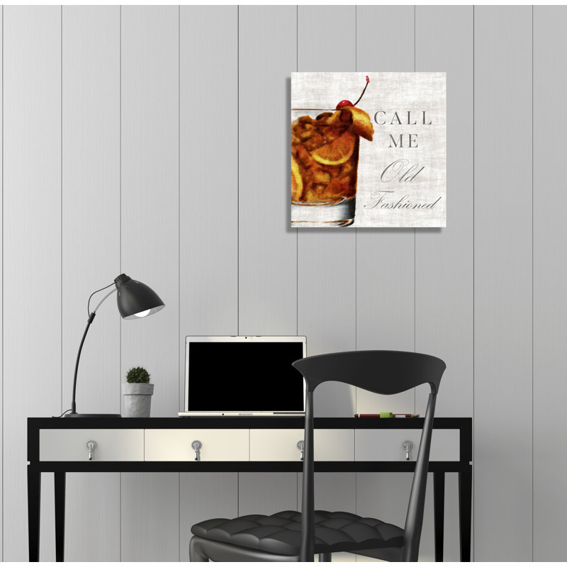 Call Me Old Fashioned - Impression sur toile tendue, H 24 po x l 24 po x P 1,5 po
